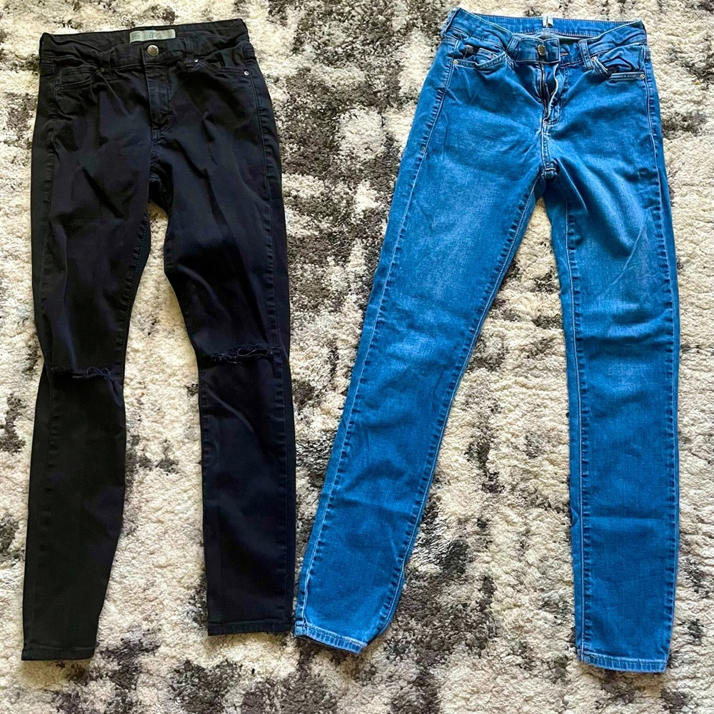 Topshop Leigh Jeans 2pair 26W